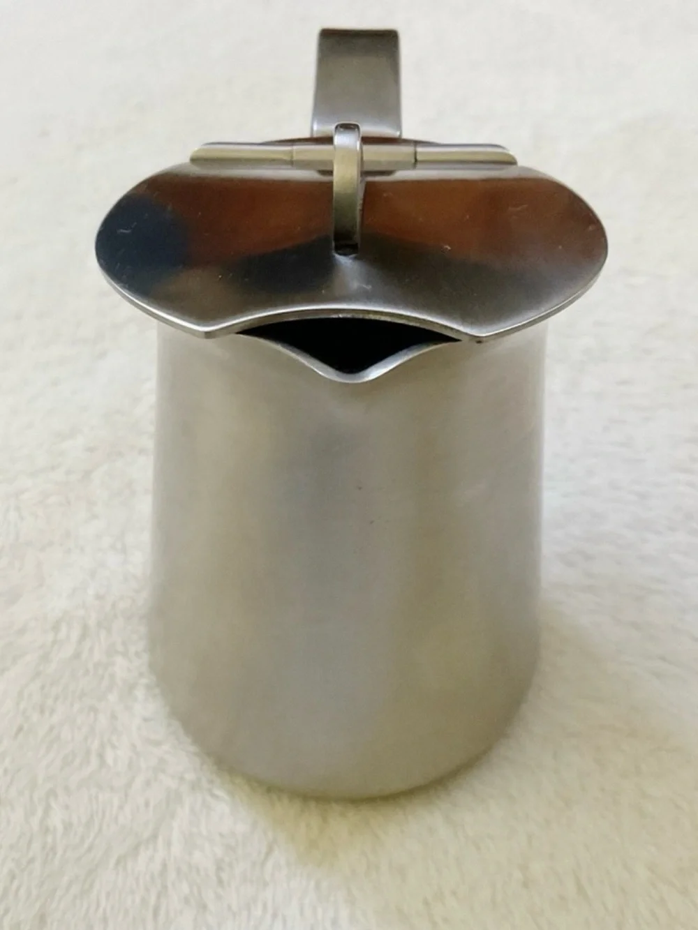 Vintage Alessi 4071 Creamer Pitcher 18/8 Stainless Steel Italy Modernist